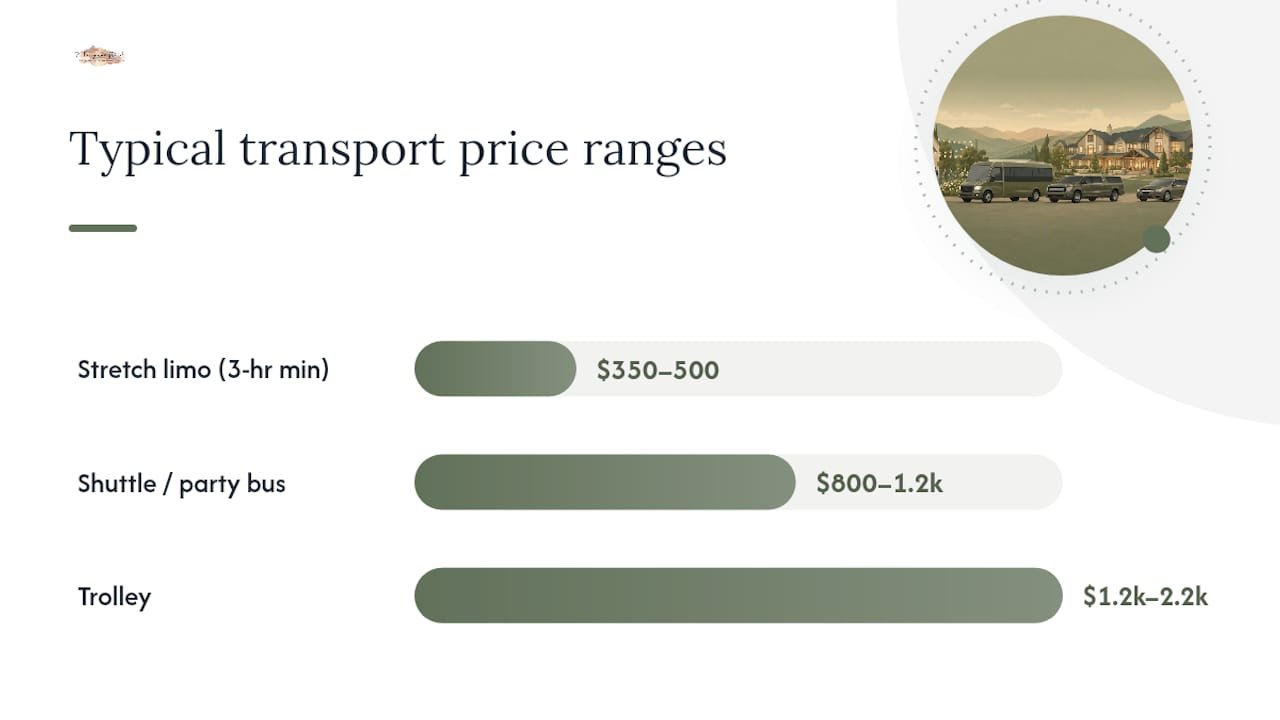 Hourly versus flat-rate wedding transportation pricing