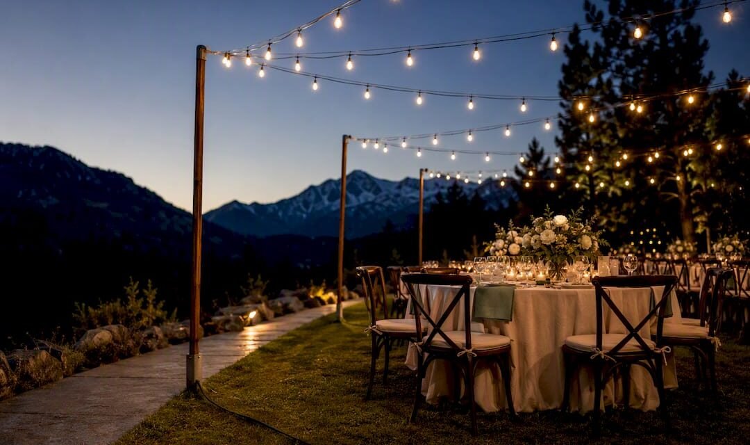 Avoid Power Failures: Outdoor Wedding Lighting for Couples