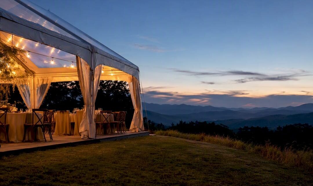 One Venue Weekend: Tented Mountain Wedding Without Vendor Juggling